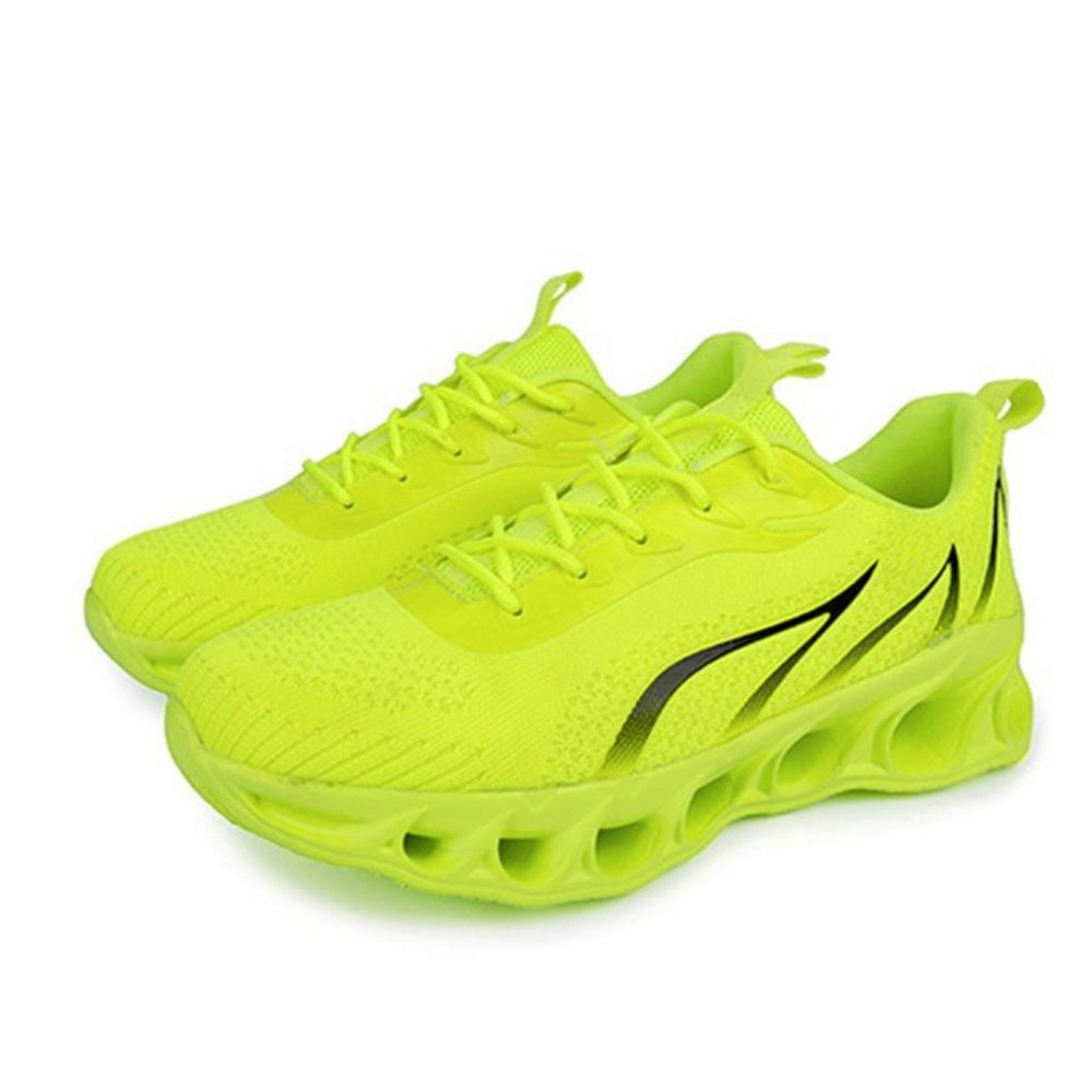 Shein Fire Cloud Running Shoes - Fluorescent Yellow - Size Mens 44 (US Sz 11)